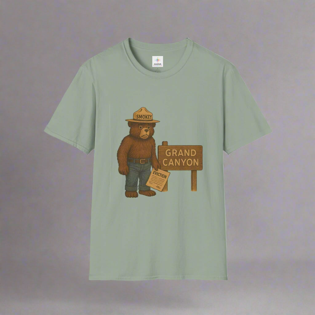 Graphic Tee Smokey the Bear Eviction Unisex Softstyle T-Shirt
