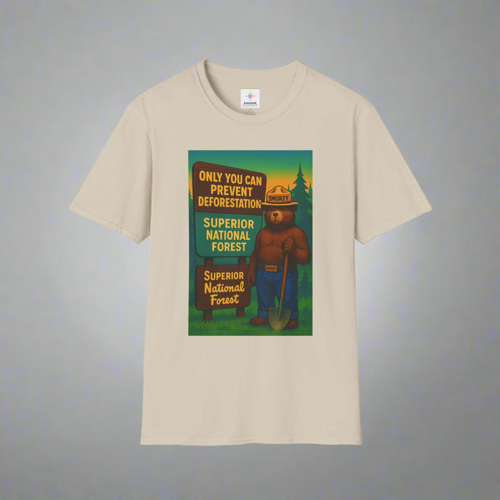 Smokey the Bear T-Shirt - Only You Can Save the Forest retro