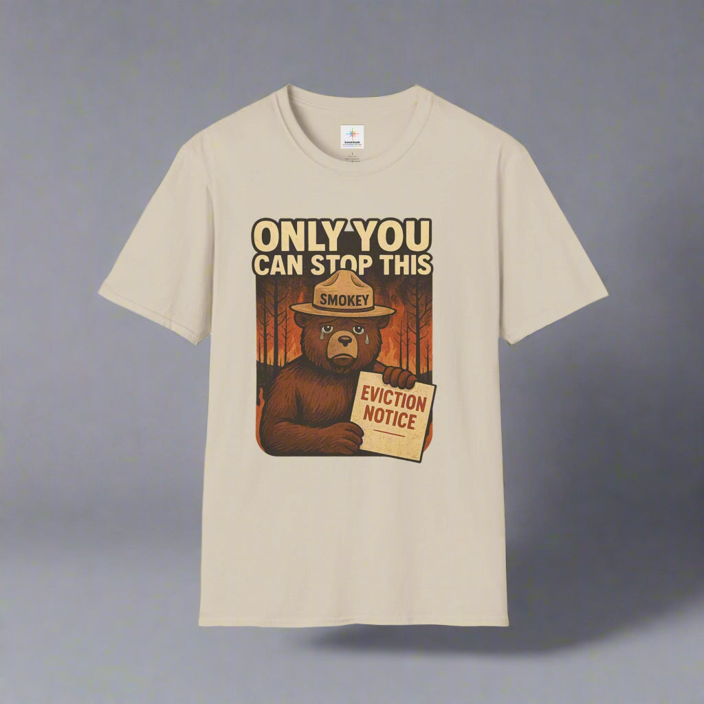 T-Shirt Smoky Bear Needs Your Help Unisex Softstyle