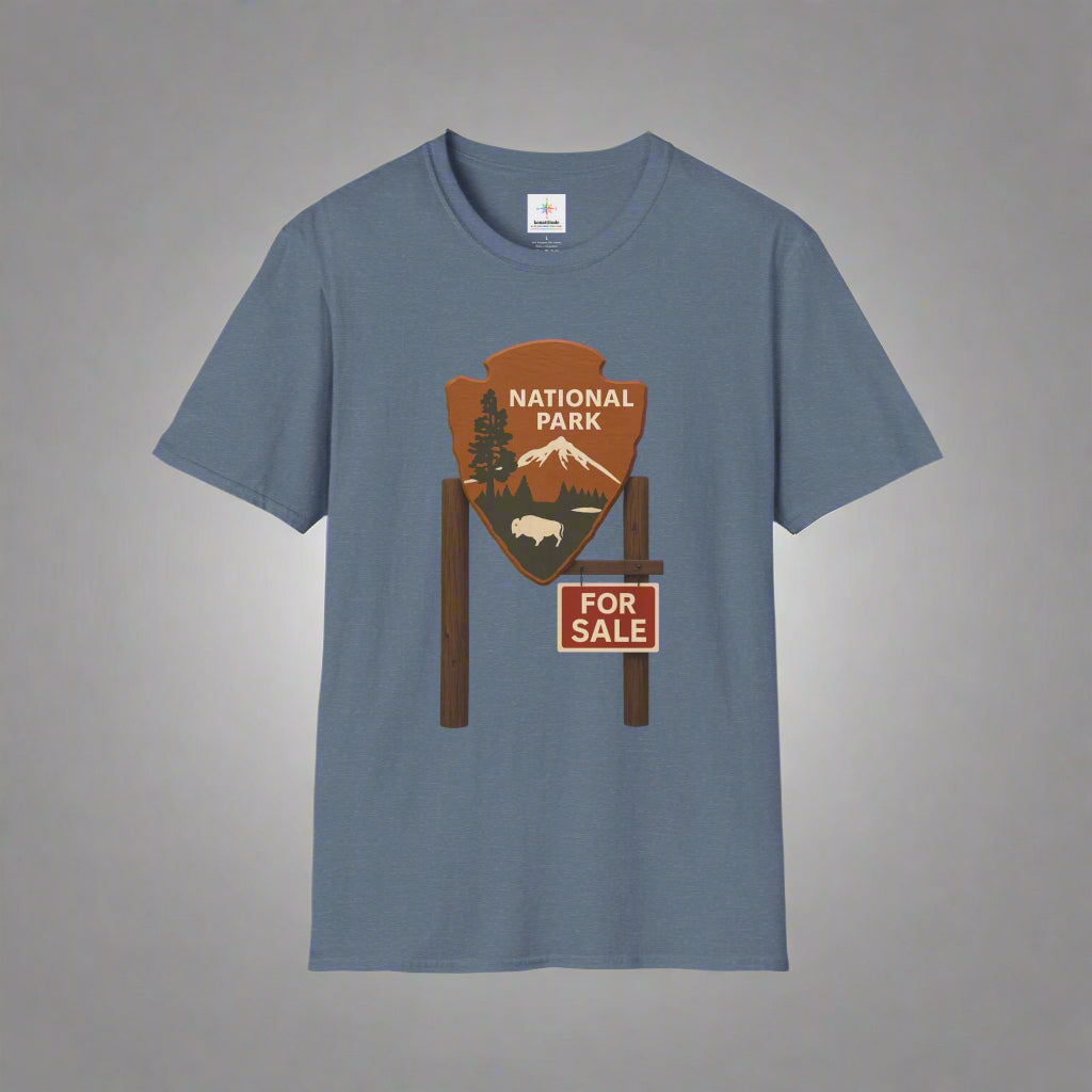 National Park For Sale Unisex Softstyle T-Shirt – Outdoor Adventure Tee