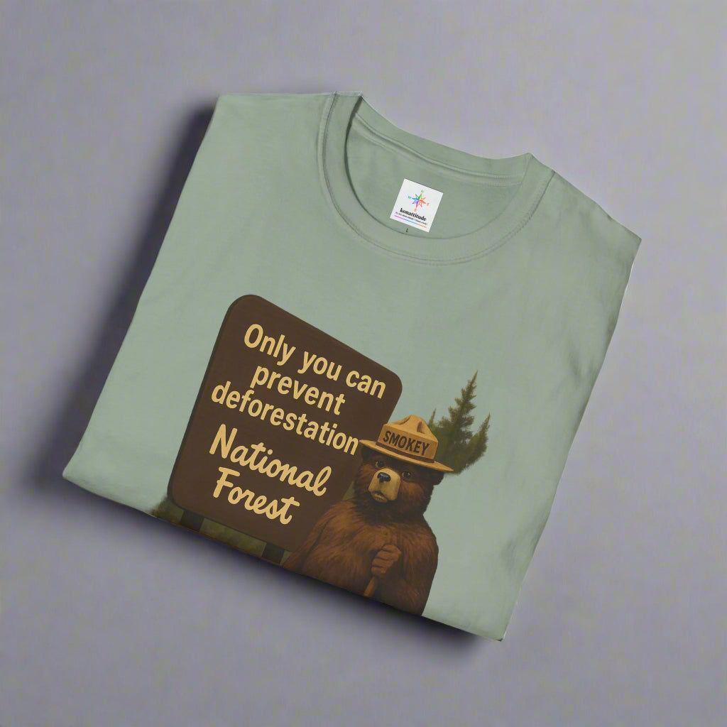 T-Shirt Smokey the Bear 'Only You Can Save the Forest'