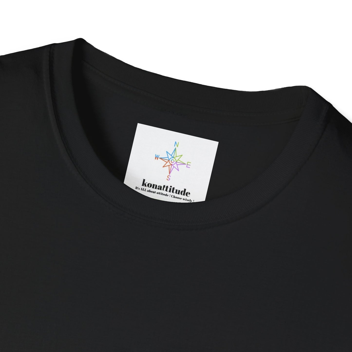 Softstyle T-Shirt with Wet Paint Sign Print